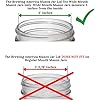Mason Jar Lids Wide Mouth Plastic 4 pack-USA Made-Flip Cap Screw Top Pour Spout Drink Hole - Leak-proof for Ball, Kerr, Azure Canning Jars - Airtight for Drinks to Go and Controlled Pouring - Black