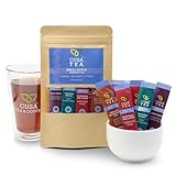 Cusa Tea & Coffee | Herbal Tea Variety Pack | Premium Caffeine Free Instant Tea | Hot & Iced Tea wit