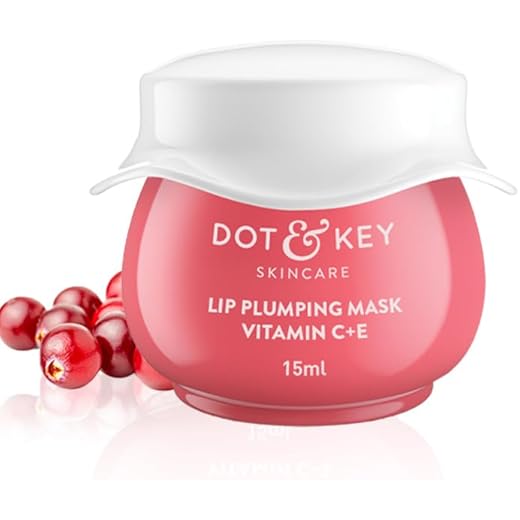DOT & KEY Lip Plumping Mask Lingonberry 15ml