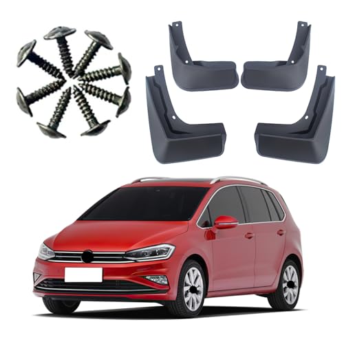 Image of Mud Flaps Splash Guards Fit for Volkswagen Golf Sportsvan(2019-2020),Tire mud Guard,No Drilling Fender Flares,Anti Splash Sewage Mud,Front and Rear Wheel fenders,4PCS