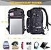Sresk Large Capacity Motorcycle Backpacks for Men, Hiking Backpacks with USB Charging Port Motorcycle Helmet Backpack Cycling Riding Backpack