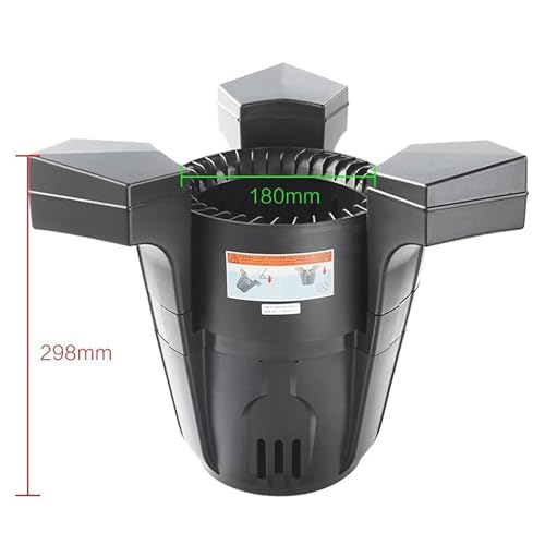 Skimmer flotante para estanque con bomba 75W miniatura 7