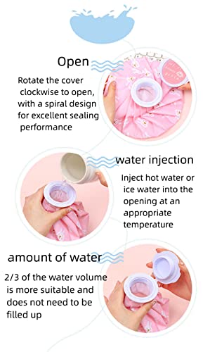 Image of Hot and Cold Reusable Ice Bag for Sport Injuries Ice Pack for Injuries, Hot & Cold Therapy, Teeth Pain Cold Pack, Headaches Cold Ice Bag Hot Cold Therapy for Head Shoulder Back Knee 2PCS