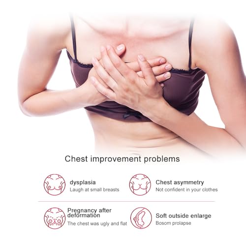 4 Sizes Electric Breast Massager, Breast Massage Enhancement Machine with 2 Modes, 15 Minutes Automatic Stop for Home Breast Care (D14.5cm)2