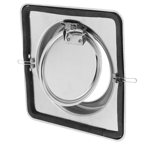 SHINEOFI Válvula de Retención de Inoxidable para Extractor de Cocina Humo Automático y Resistente para Uso Prolongado