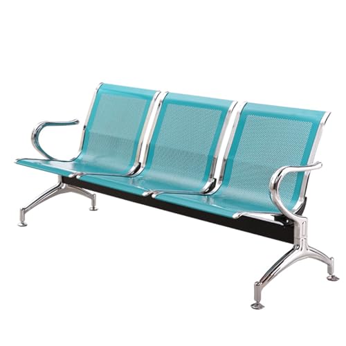 Banco de espera de 3 plazas con respaldo ergonómico para evitar fatiga lumbar
