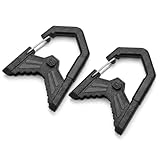 最安!YELKYRA ランタンフック A字 ブラック 2個セット 吊り下げハンガー ライト/ランタン小物用カラビナ キャンプ・アウトドア・テント・タープ対応 多用途アクセサリー 取付簡単 携帯便利なギア ライト吊り下げ補助フック