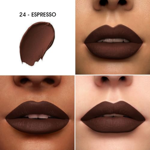 Image of Colors Queen Color Stay Matte Lipstick | Highly Pigmented with Smooth One Swipe Application | Ultra Matte Finish | Smudge Proof & Waterproof | Long Lasting Lipstick for Women (24 - Espresso, 2.1g)