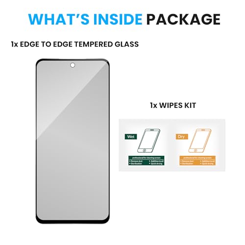 Image of FIRST MART Military-Grade Matte Tempered Glass for Motorola G57 Power and G67 Power - 9H Screen Protector, Anti-Glare Protection, Scratch-Resistant, Bubble-Free (1 Pack)