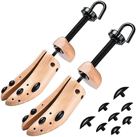 Ecom City 2-Way Wooden Shoe Stretcher for Widener Shoes Expander for Man and Women Unisex (Large Size 9-13)