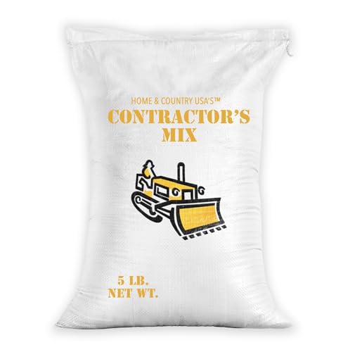 Contractors Choice Grass Seed - Premium Grass Seeds for Lawn - Ideal for Full Sun and Shade - 5 lb Grass Seed