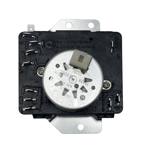 W10185982 Dryer Timer 230VAC 60Hz Compatible with Whirlpool/Maytag/KitchenAid/Jenn-Air/Amana/Magic Chef/Admiral/Norge/Roper Replace #WPW10185982 1546812 AP6016541 PS11749831 WPW10185982VP