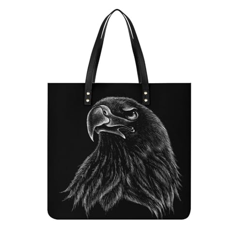Tote bag pour voyage grand format 39x39cm au design noir ergonomique