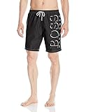 BOSS HUGO BOSS Men's Killifish Swim Board Short, Black, Medium