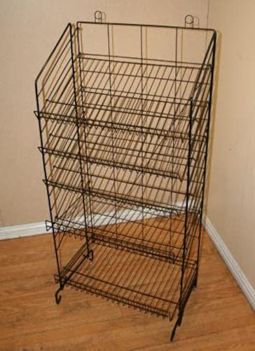 Black 5 Adjustable Shelves 52 3/4 H x 25 W x 16 D Inch