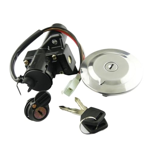 Kit interrupteur d'allumage avec bouchon de réservoir et clés pour moto YBR125 2005-2009