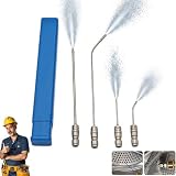 4Pack High Pressure Washer Nozzle Kit,Pressure Washer Needle Tips,Heavy Duty 1/4 Quick Connect,Stainless Steel PressureWasher Jet Nozzles with Straight & Side Spray Tips Extension Wand Cleaning Nozzle