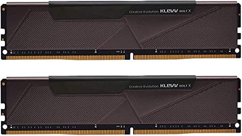KLEVV BOLT X 16GB kit (8GB x2) 3200 MHz Gaming Memory DDR4-RAM XMP 2.0 Non-RGB High Performance Overclocking