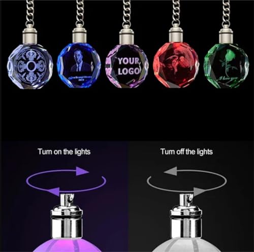 Image of Rangoli Crystal Photo Round Diamond Cut Shape- Custom Engraved Glass Picture, LED Light Base Option - Unique Gift for Birthday,Wedding, Anniversary, Couples,Memorial, and Special Occasions