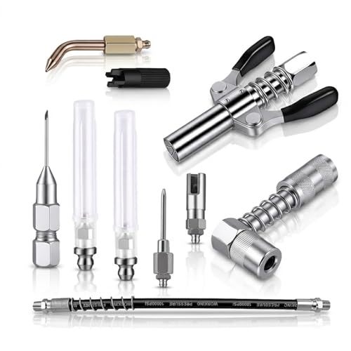Grease Gun Tips & 90 Degree Coupler Set