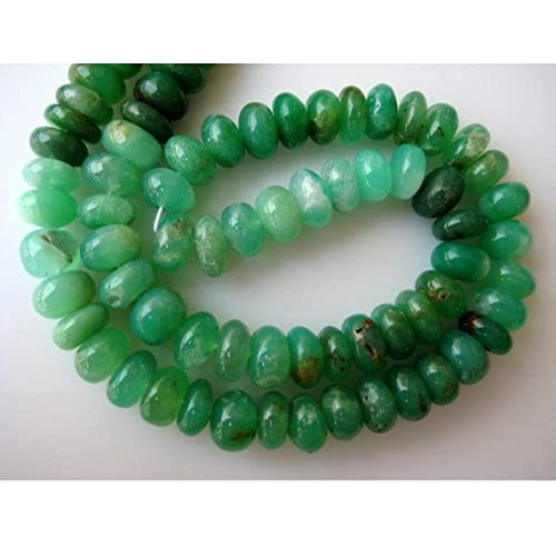 Chrysoprase perles rondelles 9mm de qualité supérieure pour création bijoux uniques