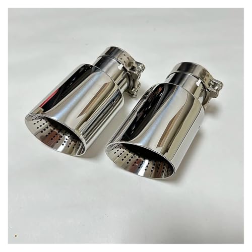 Tuyau d'échappement grand diamètre 114mm embout de finition inox fixation voiture
