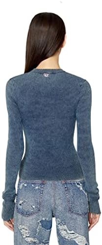DIESELインディゴリブニット 長袖 トップス Amazon.co.jp: [Diesel] (ディーゼル) レディース 長袖リブトップス