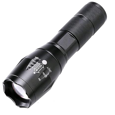 13 SOEME LED Torch, Super Bright 2000 Lumen Zoomable LED, Adjustable Focus Tactical Flashlight with 5 Modes, Waterproof Handheld Mini Torch for Camping & Outdoor Sports,1 Piece, Aluminum (B0CCVP3KJF) Amazon Price History, Amazon Price Tracker