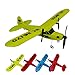 Glider Airplane Toys, Sacow Remote Control RC Helicopter Plane EPP Foam 2CH 2.4G Toy (Yellow)