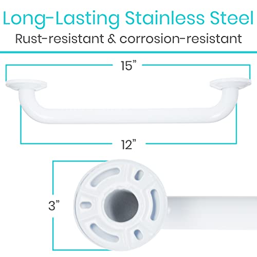 Vive Grab Bar For Bathtubs And Showers - Handicap Bathroom Safety Rail For Elderly - Wall Senior Handle For Tub, Toilet, Bath - Disability Assist Device Accessories Handrail Support For Injury #TOP3