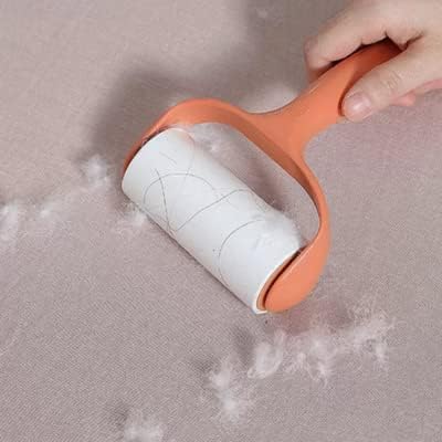 Amury - Handheld Fabric Lint Roller - Remove Dust, Fluff, Pet Hair & Lint - 100 Sheets - Easy To Peel - Remover For Sofas, Carpets, Clothes, Furniture