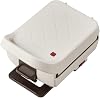 récolte Recolte Press Sandwich Maker Plaid Hot Sandwich Maker 2 Slices Burns to the Edge Toaster Easy Operation Matte White RPS-2W