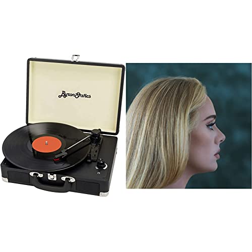 ByronStatics Record Player, Tourne-Disque à 3 Vitesses, Haut-parleurs stéréo intégrés, Aiguille de Remplacement, Prend en Charge la Sortie de Ligne RCA, entrée AUX & 30 | 2LP - Les Beatles, Paul McCartney, John Lennon, RIngo Starr, George Harrison ByronStatics Record Player, Tourne-Disque à 3 Vitesses, Haut-parleurs stéréo intégrés, Aiguille de Remplacement, Prend en Charge la Sortie de Ligne RCA, entrée AUX & 30 | 2LP