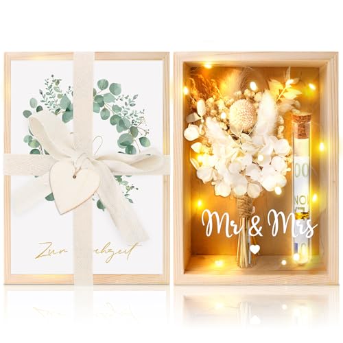 MOTONG Hochzeitsgeschenke für Brautpaar Geld, Geldgeschenk Hochzeit Hochzeitsgeschenk Geldgeschenke Geburtstag mit ...