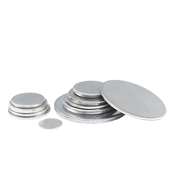 Thickness 0.5-5mm SS304 Stainless Steel Round Plate Circular Sheet Disc Dia 80mm,Thickness 0.5mm