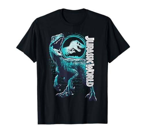 Jurassic World: Fallen Kingdom Raptor Blue Logo T-Shirt