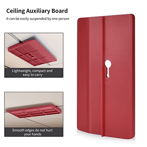 Baytory Drywall Fitting Tool, Supports The Board In Place While Installing With Plate Panel Lifter, Simple Operation, Labor-Saving And Easy (2, Red) #TOP3