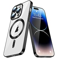 ORDA Custodia Magnetica Per IPhone 11 Pro Max, Compatibile MagSafe, Retro Opaco Traslucido, Antiurto Con 38 Magneti N56