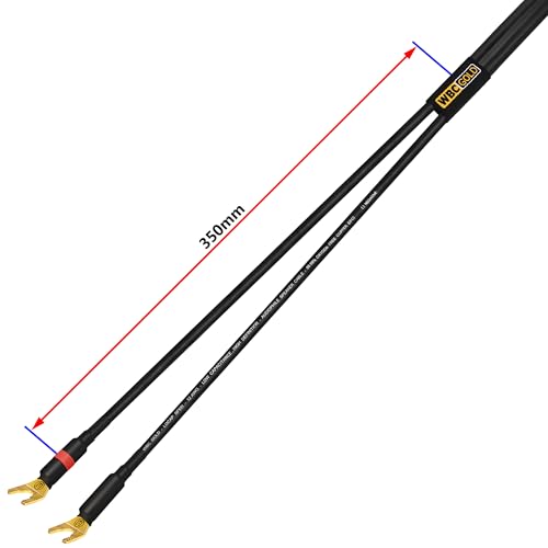Cables para altavoces audiófilos 12 AWG par de cables alta fidelidad baja inductancia 6