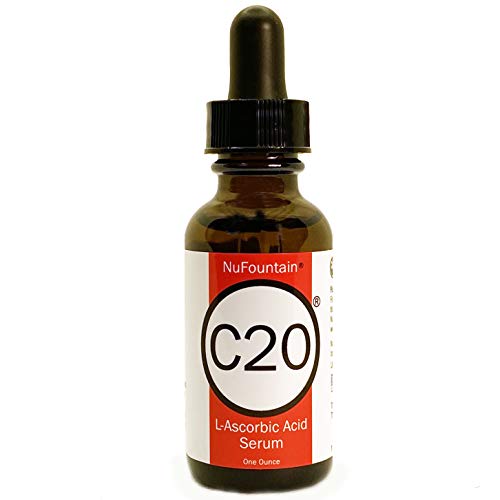 Nufountain C20 Hand Crafted 20% L-Ascorbic Acid Serum. 1 Fluid Ounce. Made Fresh When Ordered #TOP26