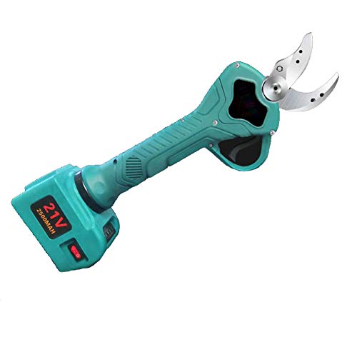Electric Gruning Shears,Professional Cordless Electric Pruning Shears Battery Powered Branch Cutter Tool for Cutting 30mm Diameter