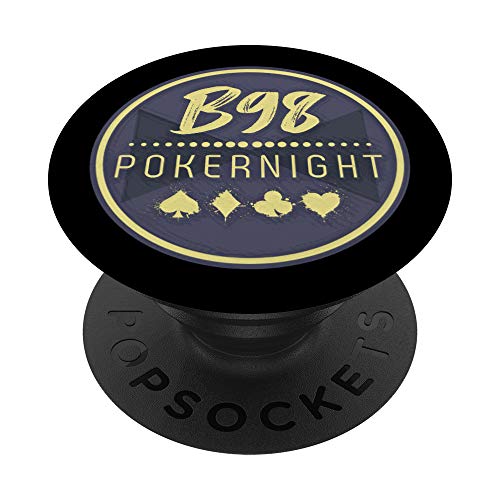 B98 Pokernight - Póker desde otra estrella - póker PopSockets PopGrip: Agarre intercambiable para...