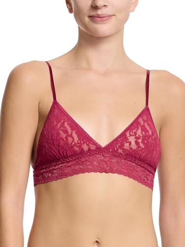 Image of hanky panky Women's Signature Lace Padded Bralette, Merlot, L