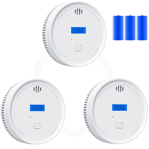 Interlinked Smoke and Carbon Monoxide Detectors (3-Pack)