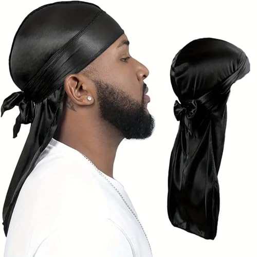 Bandana Durag Silky Dureg Premium para Waves e Tranças