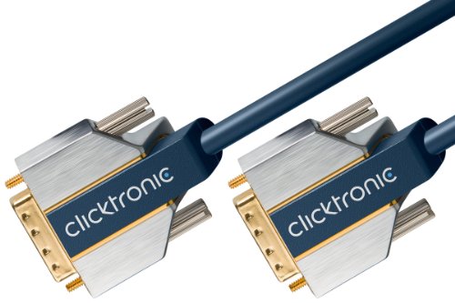 Clicktronic Advanced DVI-D connection cable (Dual Link 24+1, Full HD, WQXGA) 7.5 m