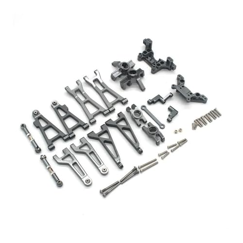 Pièces 1/16 Rc Car pièces métal de direction bras suspension et fusées arrière H16V3