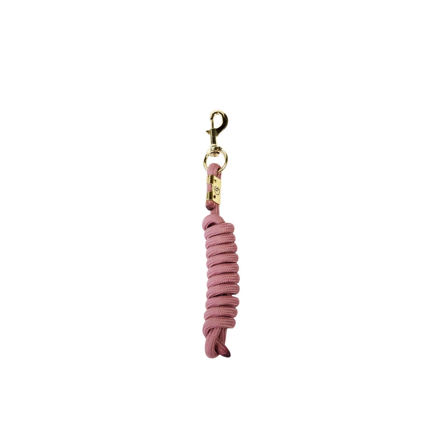 Longe Kentucky Horsewear mousqueton basique vieux rose idéale aux écuries