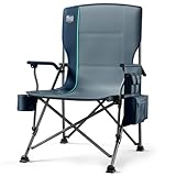 TIMBER RIDGE Campingstuhl Faltbar XXL 230kg, 62cm...