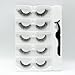 Reusable Self Adhesive Eyelashes No Glue or Eyeliner Needed, Easy To Apply, Stable/Non-slip False Lashes, Natural Look (5 Pairs)